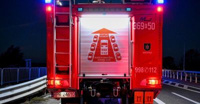 PSP: ostatniej doby strażacy 86 razy interweniowali w związku z opadami śniegu